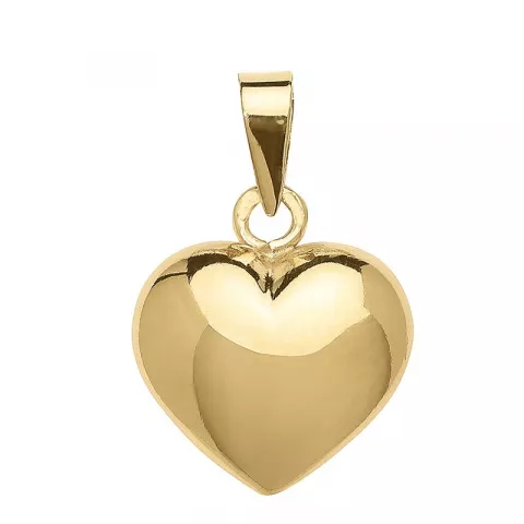 12 x 13 mm hjärta hängen i 8 karat guld