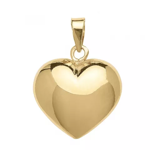 15 x 16 mm hjärta hängen i 8 karat guld