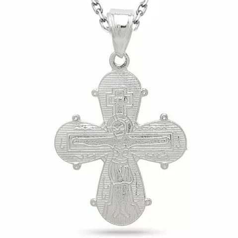 dagmarkors halsband i silver med hängen i silver