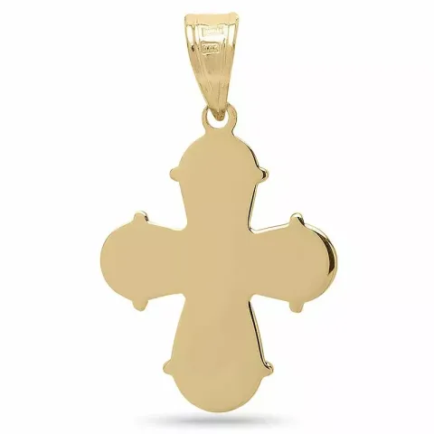 dagmarkors halsband i förgyllt silver med hängen i 8 karat guld - Amoré