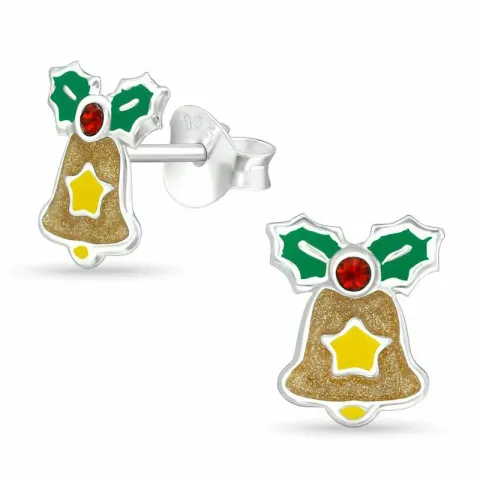 jul klockor örhängen i silver