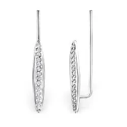 äkta  örhängen i silver