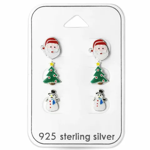Kollektionsprov jul örhängen i silver