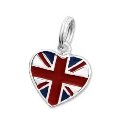 Hjärta charms till armband i silver