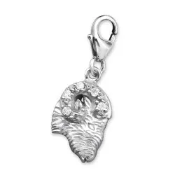 Vädurn charms hängen i silver 