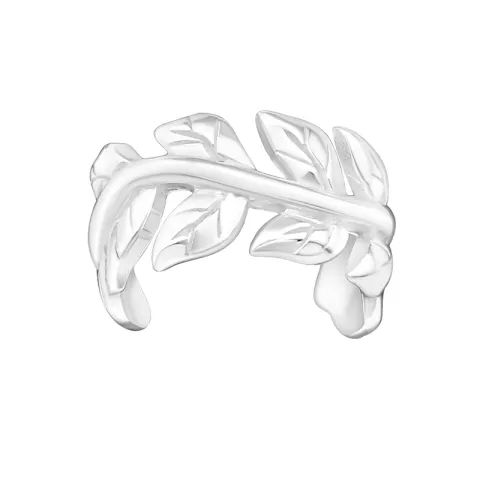 Blad ear cuff i silver