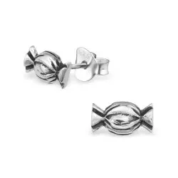 godis barnörhängen i oxiderat sterlingsilver