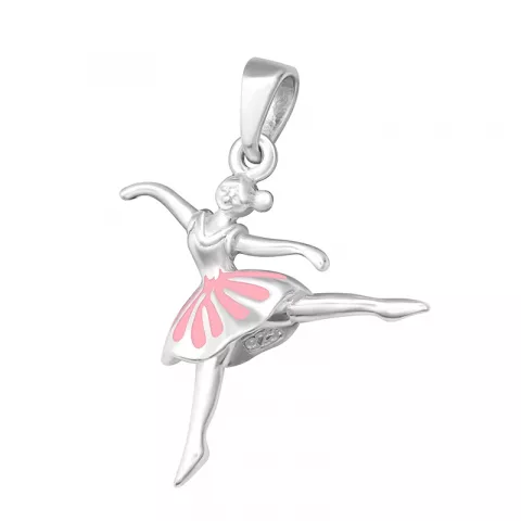 Ballerina hängen i silver
