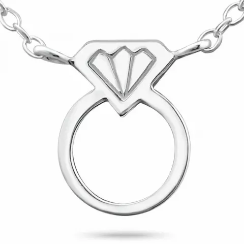 smycke halsband i silver