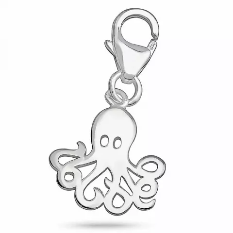 bläckfisk charm i silver 