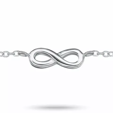 Lille infinity armband i silver med infinity hänge i silver