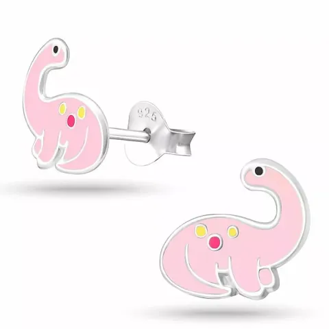dinosaurie örhängen i silver