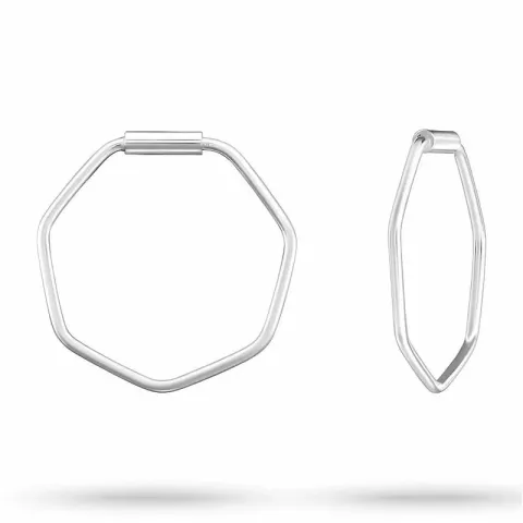 creoler örhängen i silver