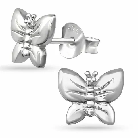 Blommor örhängestift i silver