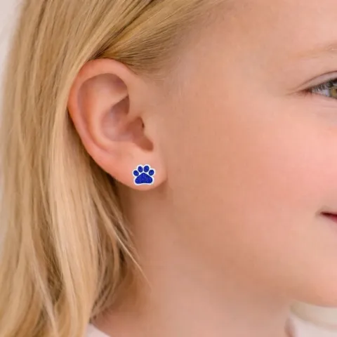 tass kristal örhängestift i silver - Little Ones