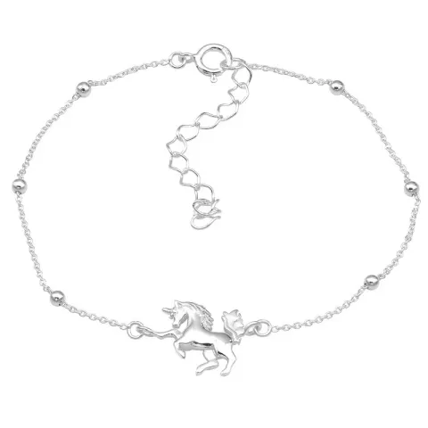 hästar armband i silver