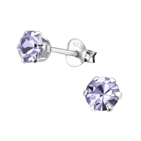 5 mm örhängen i silver - Little Ones