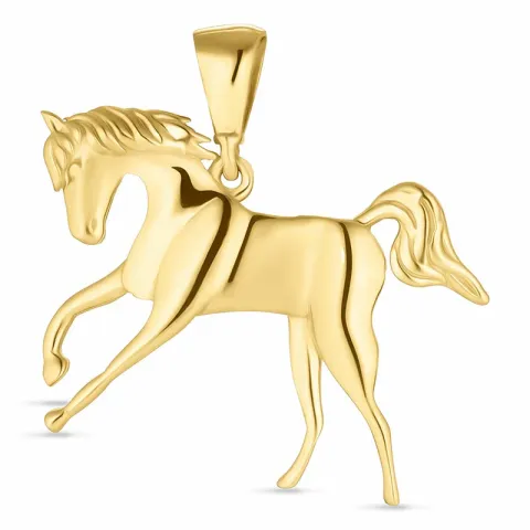 hästar hängen i 9 karat guld