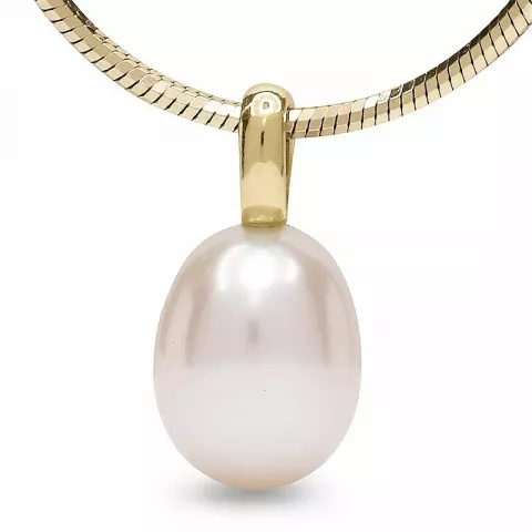 Elegant pärla hängen i 14 karat guld