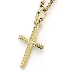 Kors hängen i 9 karat guld