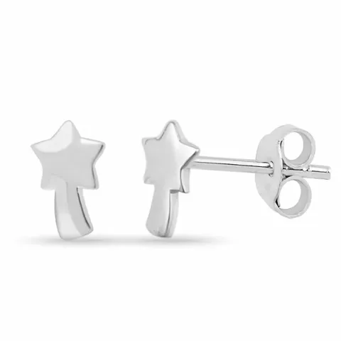 stjärna örhängestift i silver