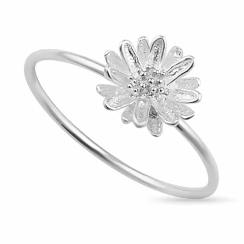 blommor ring i silver