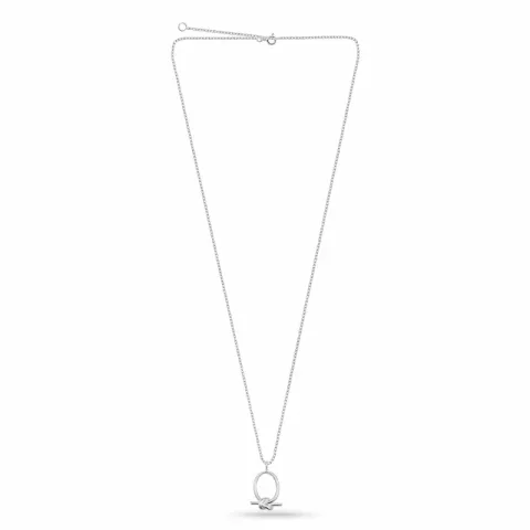 knuta halsband i silver med hängen i silver