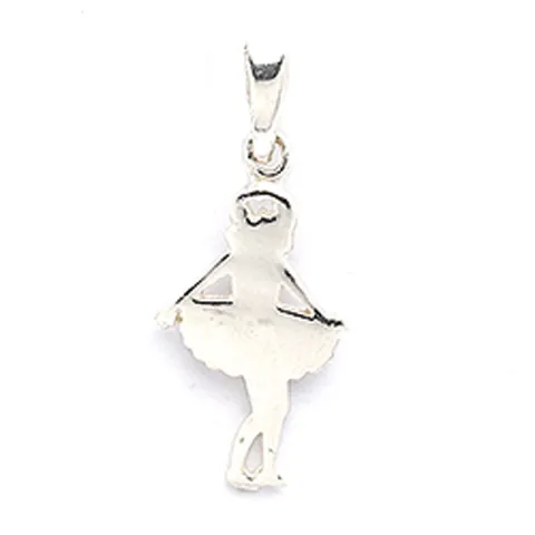 ballerina hängen i silver