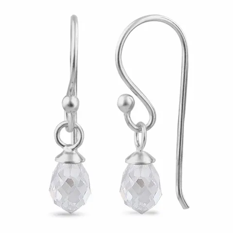 vita zirkon ear lines i silver - Loom Stones