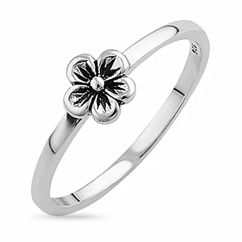 blommor ring i silver