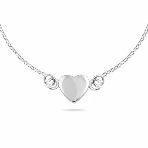 hjärta armband i silver