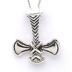 Oxe hängen i oxiderat sterlingsilver