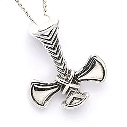 Oxe hängen i oxiderat sterlingsilver