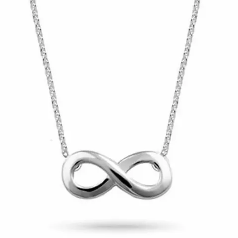 halsband i silver med infinity hänge i silver