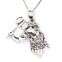 vikinga hängen i oxiderat sterlingsilver
