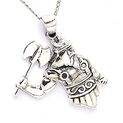 vikinga hängen i oxiderat sterlingsilver