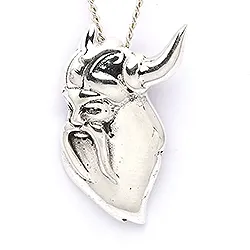 Elegant vikinga hängen i oxiderat sterlingsilver