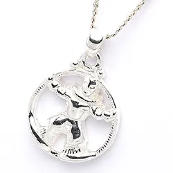 Runt hängen i silver