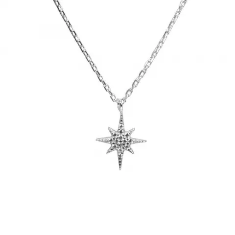 Hultquist stjärna halskedja med berlocker i silver
