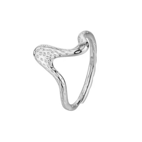 Nava justerbar ring i silver