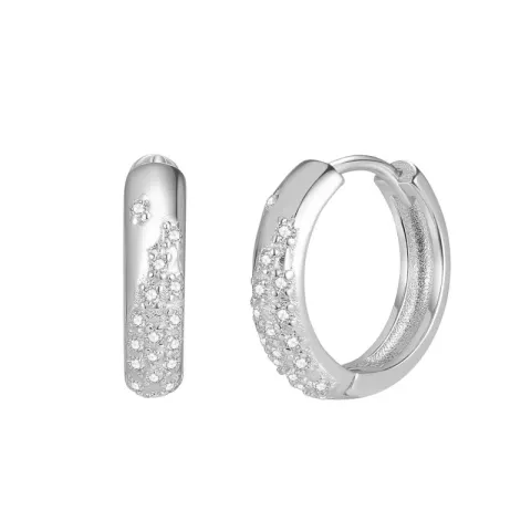 Nava Astra zirkon örhängen i silver