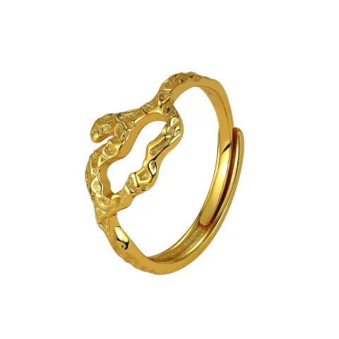 Nava Doris justerbar ring i förgyllt silver