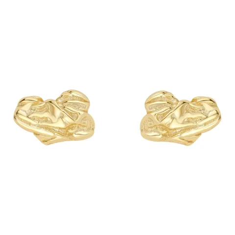 Nava Zola Petite örhängen i förgyllt silver