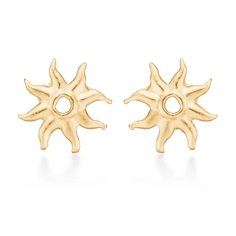 Studio Z Ocean Aura örhängestift i förgyllt silver