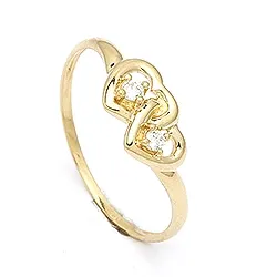 Kollektionsprov hjärta ring i 9 karat guld