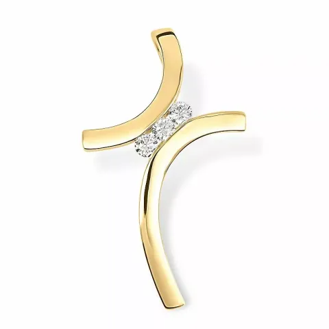 Kors hängen i 9 karat guld