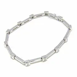 armband i 14  karat vitguld