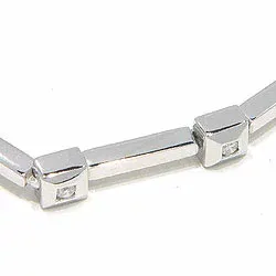 armband i 14  karat vitguld