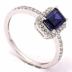 Kollektionsprov zirkon ring i silver