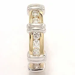 Beställningsvare - diamant ring i 14 karat guld- och vitguld 0,52 ct